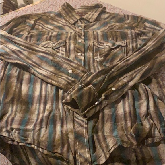 Rock n Roll Cowboy top Size L - Picture 1 of 2